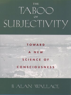 cover image of The Taboo of Subjectivity